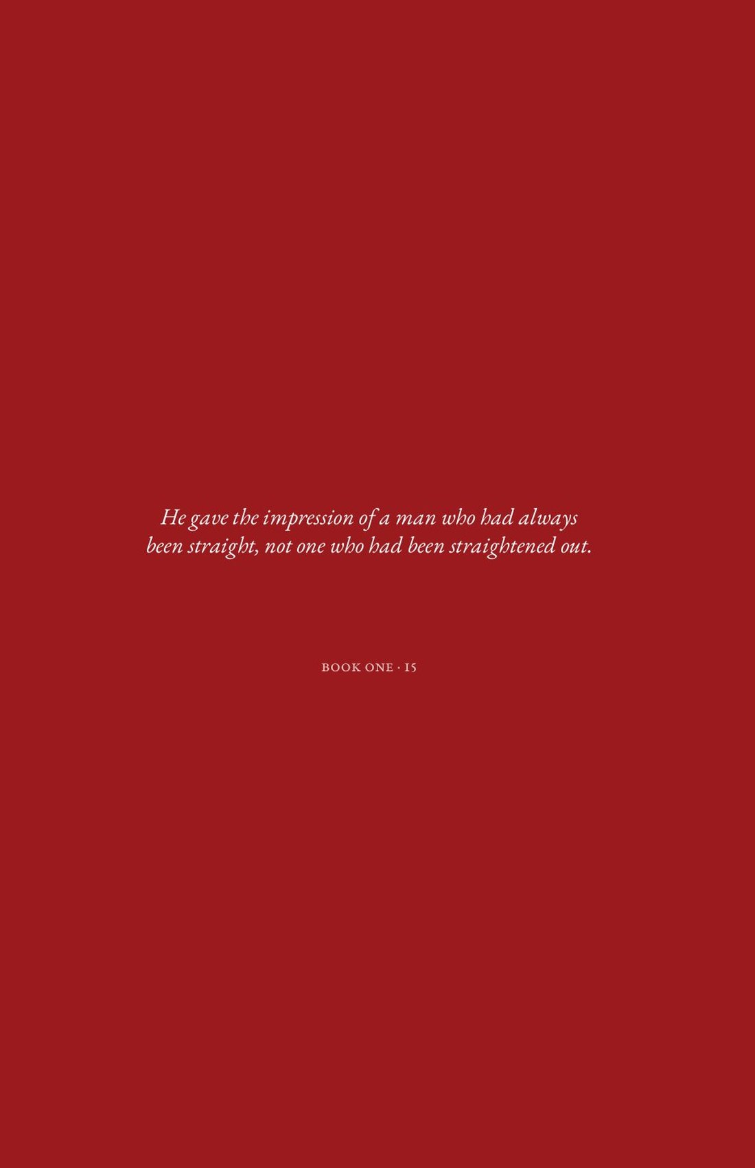 Book One, left page