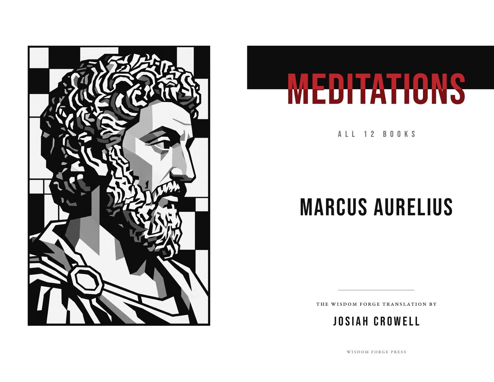 Frontispiece and title page of Meditations: The Complete Edition