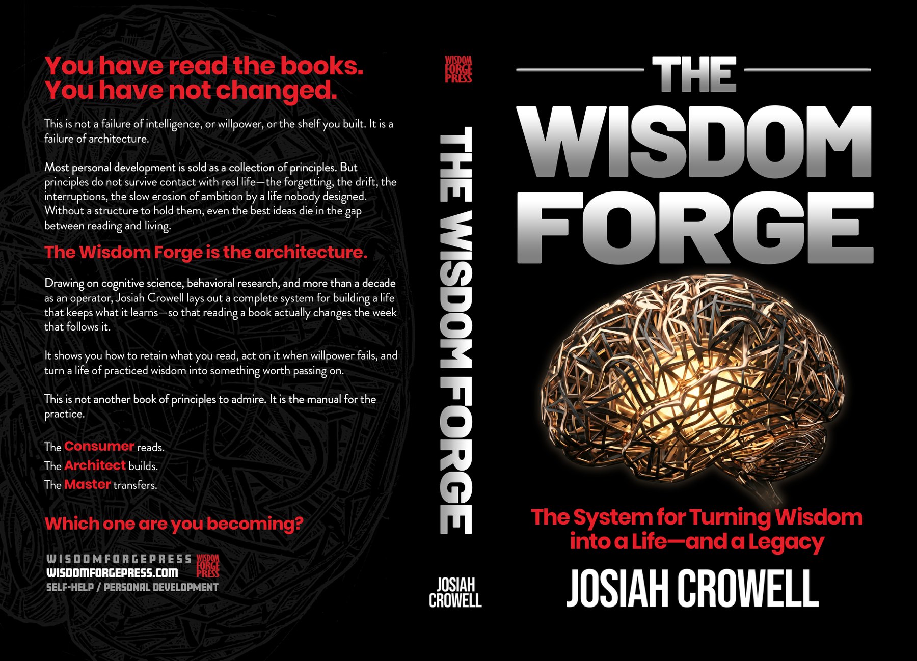 The Wisdom Forge, full paperback wrap